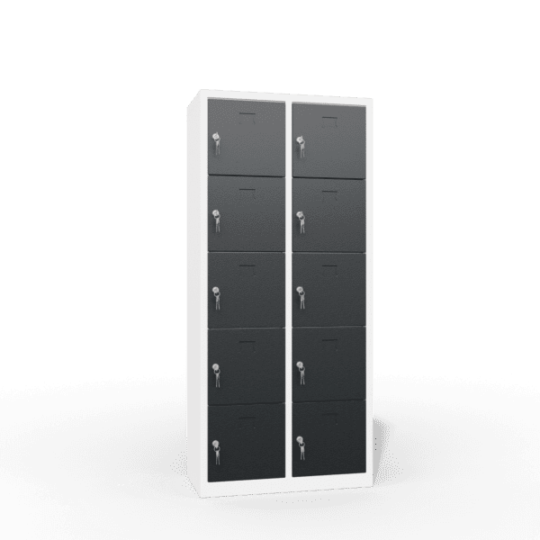 ppe multi door storage locker 5 tier 10 door